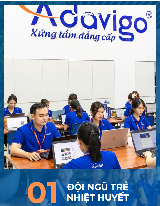 Đội ngũ trẻ nhiệt huyết